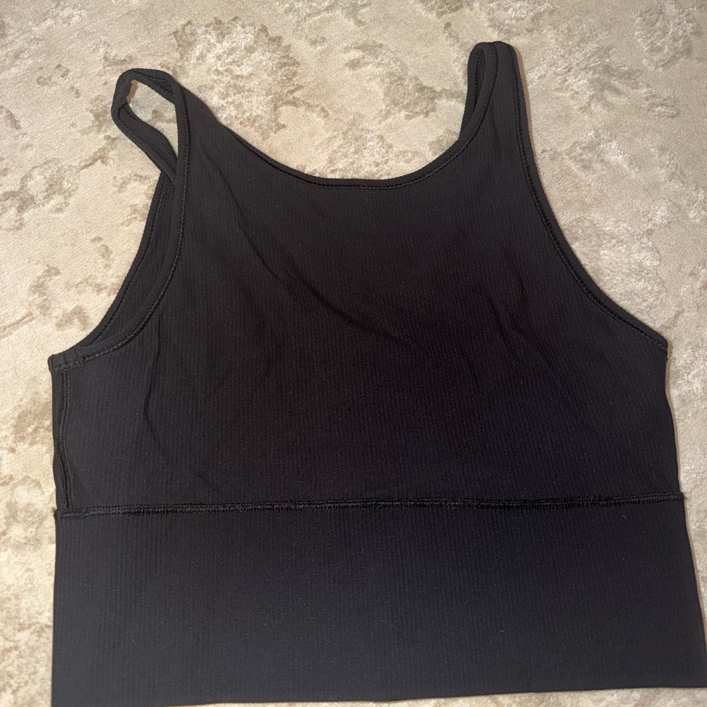 Lululemon Athletica Black Tank Top power pivot
